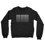 San Antonio Repeat Midweight French Terry Crewneck Sweatshirt-Allegiant Goods Co. Vintage Sports Apparel