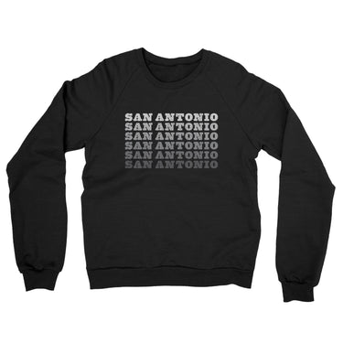 San Antonio Repeat Midweight French Terry Crewneck Sweatshirt-Allegiant Goods Co. Vintage Sports Apparel