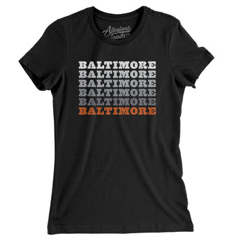 Baltimore Repeat Women's T-Shirt-Allegiant Goods Co. Vintage Sports Apparel