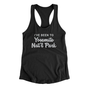 I've Been To Yosemite National Park Women's Racerback Tank-Allegiant Goods Co. Vintage Sports Apparel