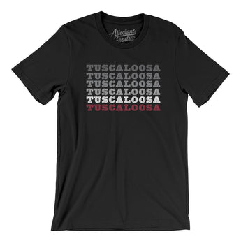Tuscaloosa Repeat Men/Unisex T-Shirt-Black-Allegiant Goods Co. Vintage Sports Apparel