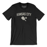Kansas City Pickleball Men/Unisex T-Shirt-Black-Allegiant Goods Co. Vintage Sports Apparel