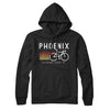 Phoenix Cycling Hoodie-Black-Allegiant Goods Co. Vintage Sports Apparel