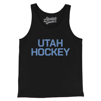Utah Hockey Men/Unisex Tank Top-Allegiant Goods Co. Vintage Sports Apparel