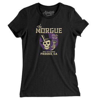 The Morgue Fresno Women's T-Shirt-Black-Allegiant Goods Co. Vintage Sports Apparel