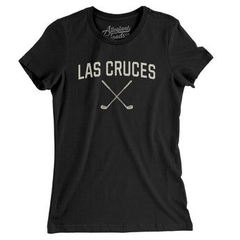 Las Cruces Golf Women's T-Shirt-Black-Allegiant Goods Co. Vintage Sports Apparel