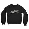 Las Vegas Vintage Script Midweight French Terry Crewneck Sweatshirt-Black-Allegiant Goods Co. Vintage Sports Apparel