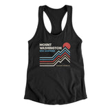 Mount Washington New Hampshire Women's Racerback Tank-Black-Allegiant Goods Co. Vintage Sports Apparel