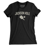 Jackson Hole Pickleball Women's T-Shirt-Black-Allegiant Goods Co. Vintage Sports Apparel