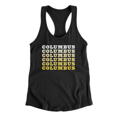 Columbus Repeat Women's Racerback Tank-Allegiant Goods Co. Vintage Sports Apparel