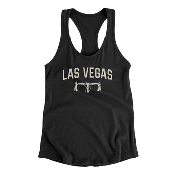 Las Vegas Cycling Women's Racerback Tank-Black-Allegiant Goods Co. Vintage Sports Apparel
