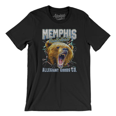 Memphis Basketball Throwback Mascot Men/Unisex T-Shirt-Allegiant Goods Co. Vintage Sports Apparel