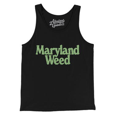 Maryland Weed Men/Unisex Tank Top-Allegiant Goods Co. Vintage Sports Apparel