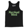 Maryland Weed Men/Unisex Tank Top-Black-Allegiant Goods Co. Vintage Sports Apparel