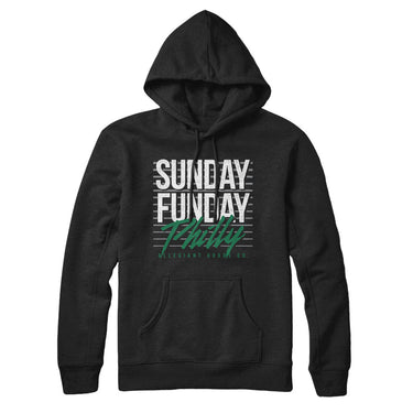 Sunday Funday Philly Hoodie-Allegiant Goods Co. Vintage Sports Apparel