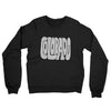 Colorado State Shape Text Midweight French Terry Crewneck Sweatshirt-Black-Allegiant Goods Co. Vintage Sports Apparel