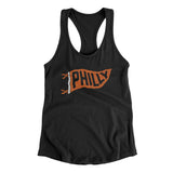 Philly Pennant Women's Racerback Tank-Allegiant Goods Co. Vintage Sports Apparel
