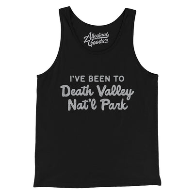 I've Been To Death Valley National Park Men/Unisex Tank Top-Black-Allegiant Goods Co. Vintage Sports Apparel