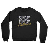 Sunday Funday Baltimore Midweight French Terry Crewneck Sweatshirt-Allegiant Goods Co. Vintage Sports Apparel