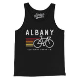 Albany Cycling Men/Unisex Tank Top-Allegiant Goods Co. Vintage Sports Apparel