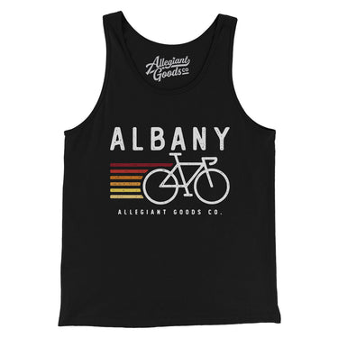 Albany Cycling Men/Unisex Tank Top-Allegiant Goods Co. Vintage Sports Apparel