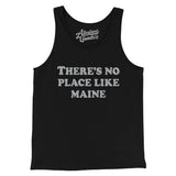 There's No Place Like Maine Men/Unisex Tank Top-Black-Allegiant Goods Co. Vintage Sports Apparel