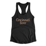 Cincinnati Beer Women's Racerback Tank-Allegiant Goods Co. Vintage Sports Apparel