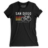 San Diego Cycling Women's T-Shirt-Black-Allegiant Goods Co. Vintage Sports Apparel