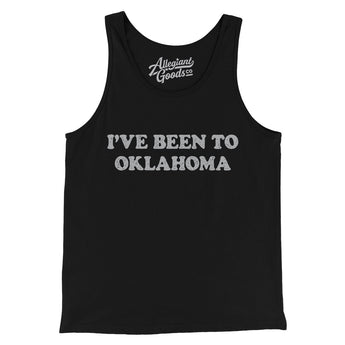 I've Been To Oklahoma Men/Unisex Tank Top-Allegiant Goods Co. Vintage Sports Apparel
