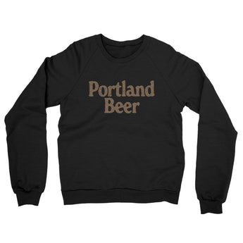 Portland Beer Midweight French Terry Crewneck Sweatshirt-Allegiant Goods Co. Vintage Sports Apparel