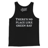 There's No Place Like Green Bay Men/Unisex Tank Top-Black-Allegiant Goods Co. Vintage Sports Apparel