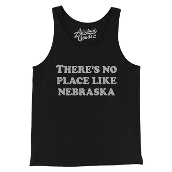 There's No Place Like Nebraska Men/Unisex Tank Top-Allegiant Goods Co. Vintage Sports Apparel
