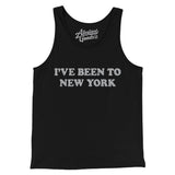 I've Been To New York Men/Unisex Tank Top-Black-Allegiant Goods Co. Vintage Sports Apparel