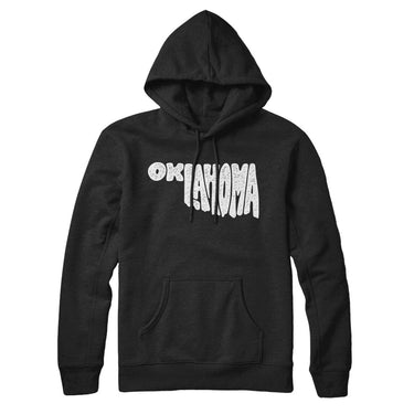 Oklahoma State Shape Text Hoodie-Allegiant Goods Co. Vintage Sports Apparel