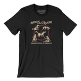 Merry Go Round Pittsburgh Men/Unisex T-Shirt-Black-Allegiant Goods Co. Vintage Sports Apparel