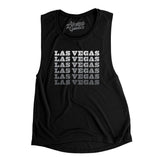 Las Vegas Repeat Women's Flowey Scoopneck Muscle Tank-Allegiant Goods Co. Vintage Sports Apparel
