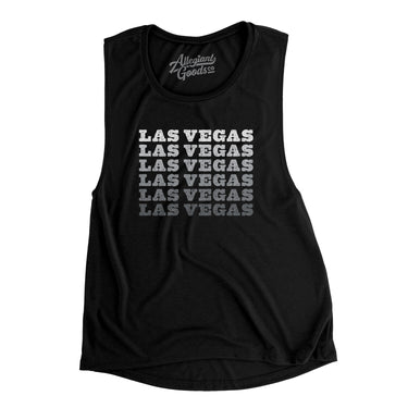 Las Vegas Repeat Women's Flowey Scoopneck Muscle Tank-Allegiant Goods Co. Vintage Sports Apparel