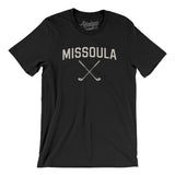 Missoula Golf Men/Unisex T-Shirt-Black-Allegiant Goods Co. Vintage Sports Apparel