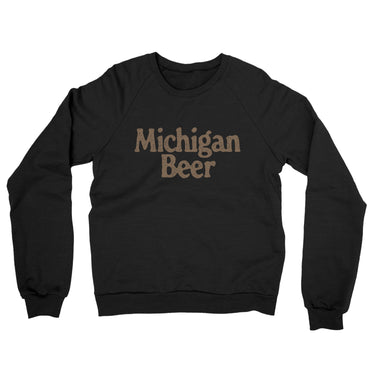 Michigan Beer Midweight French Terry Crewneck Sweatshirt-Allegiant Goods Co. Vintage Sports Apparel