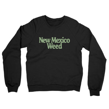 New Mexico Weed Midweight French Terry Crewneck Sweatshirt-Allegiant Goods Co. Vintage Sports Apparel