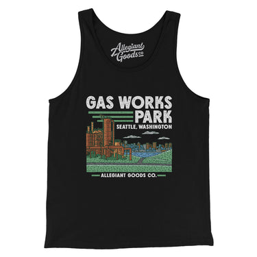 Gas Works Park Men/Unisex Tank Top-Allegiant Goods Co. Vintage Sports Apparel