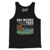 Gas Works Park Men/Unisex Tank Top-Black-Allegiant Goods Co. Vintage Sports Apparel