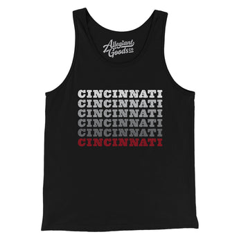 Cincinnati Repeat Men/Unisex Tank Top-Allegiant Goods Co. Vintage Sports Apparel