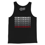 Cincinnati Repeat Men/Unisex Tank Top-Allegiant Goods Co. Vintage Sports Apparel
