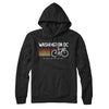 Washington Dc Cycling Hoodie-Black-Allegiant Goods Co. Vintage Sports Apparel
