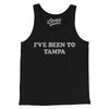 I've Been To Tampa Men/Unisex Tank Top-Black-Allegiant Goods Co. Vintage Sports Apparel