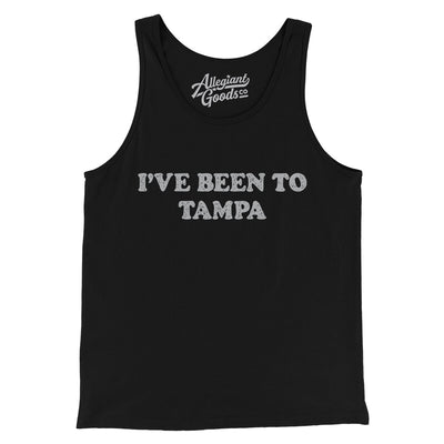 I've Been To Tampa Men/Unisex Tank Top-Black-Allegiant Goods Co. Vintage Sports Apparel