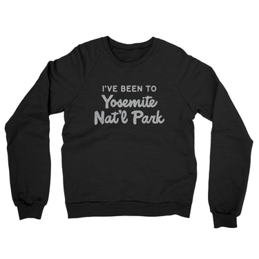 I've Been To Yosemite National Park Midweight French Terry Crewneck Sweatshirt-Allegiant Goods Co. Vintage Sports Apparel