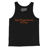 San Francisco's Number 1 Fan Men/Unisex Tank Top-Allegiant Goods Co. Vintage Sports Apparel