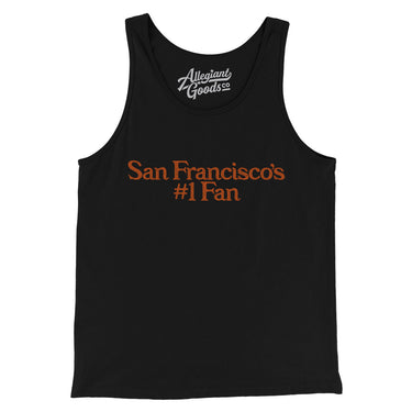 San Francisco's Number 1 Fan Men/Unisex Tank Top-Allegiant Goods Co. Vintage Sports Apparel